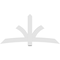 Ekena Millwork Davenport Architectural Grade PVC Gable Bracket, 84"W x 42"H x 2"D x 6"F, 12/12 Pitch GBP084X42X0206DAV00 - alternate 2